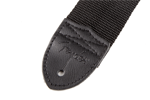 Fender® Black Polyester Logo Straps