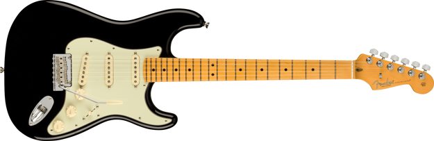 Fender American Professional II Stratocaster®, Maple Fingerboard, Black