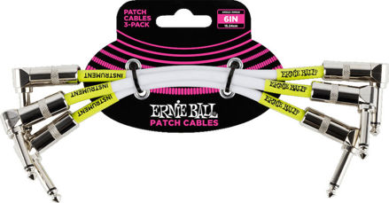 Ernie Ball EB-6051 PATCH.CABLE WHT