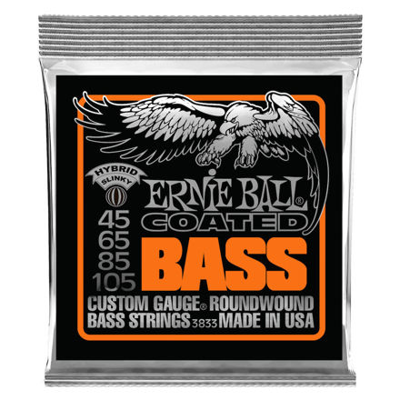 Ernie Ball EB-3833 COATED-Bass-HYB.Slinky