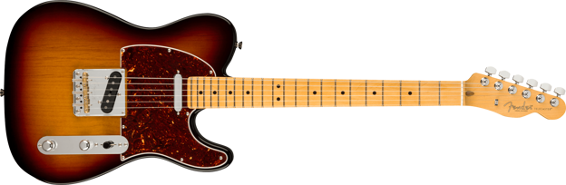 Fender American Professional II Telecaster®, Maple Fingerboard, 3-Color Sunburst