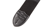 Fender® Black Polyester Logo Straps
