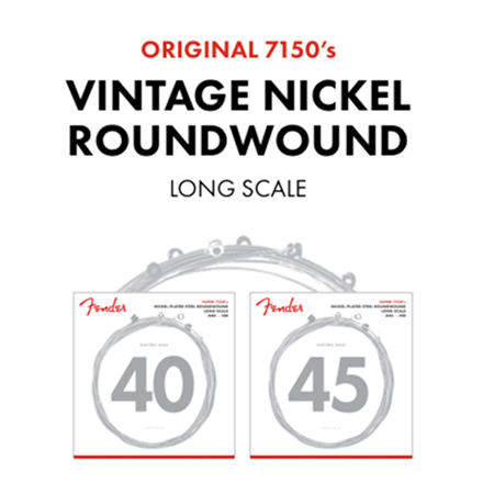 Fender 7150 Pure Nickel Bass Strings