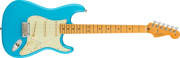 Fender American Professional II Stratocaster®, Maple Fingerboard, Miami Blue