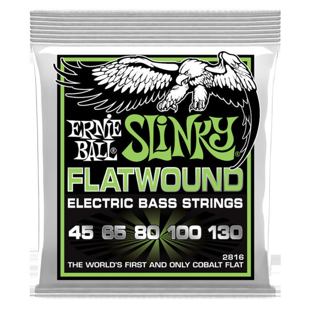 Ernie Ball EB-2816 FLATW-COBALT-REG-5STR
