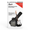 Squier Stratocaster® Pack, Laurel Fingerboard, Black, Gig Bag, 10G - 230V EU