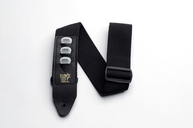 Ernie Ball EB-4039 PICKHOLDER STRAP BLACK