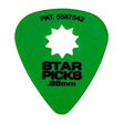 STAR PICKS BLISTER PACK (12PCS) .88MM GREEN