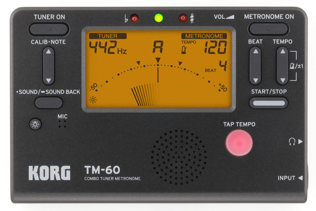 KORG Tm60-Bk Tuner / Metronome