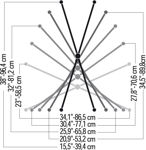 Quik Lok 746 KEYBOARD STAND DBL X