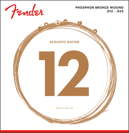 Fender Phosphor Bronze Acoustic Guitar Strings