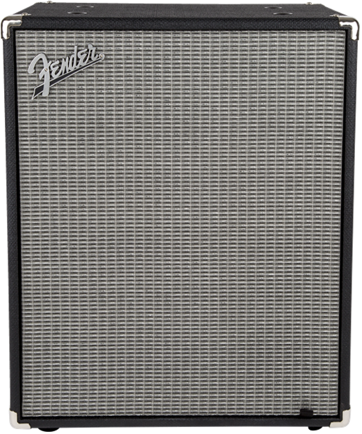 Fender Rumble™ 210 Cabinet, Black and Silver