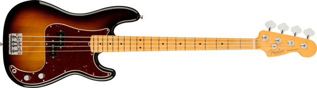 Fender American Professional II Precision Bass®, Maple Fingerboard, 3-Color Sunburst