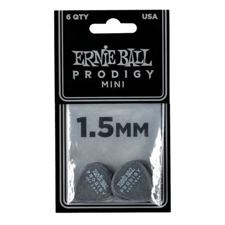 Ernie Ball EB-9200 PRODIGY-PICK-BK-3s,6PK