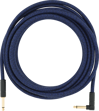 Fender Angled Festival Instrument Cable, Blue