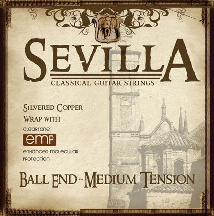 SEVILLA TREATED CL. STRINGS MED. TENSION Ball end