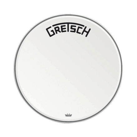 Gretsch Bassdrum head Ambassador white coated - 24"
