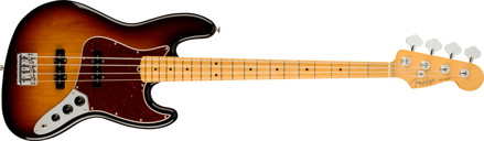 Fender American Professional II Jazz Bass®, Maple Fingerboard, 3-Color Sunburst