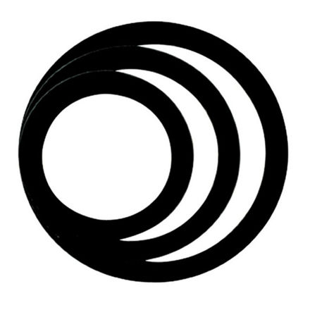 Remo DynamO Pack, Black, 5", 7", 9" (1 Ea)