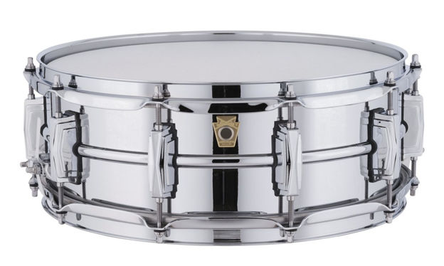 Skarptromme Ludwig Chromed Aluminum Supra-Phonic LM400, 14x5, Smooth Shell, Imperial Lugs