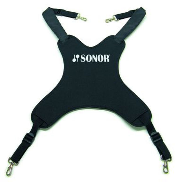 Sonor Power Strap, black, for Bass Drum, size L - XL PG 6561