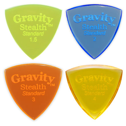 Gravity Picks Stealth Standard 1.5 mm Master Finish