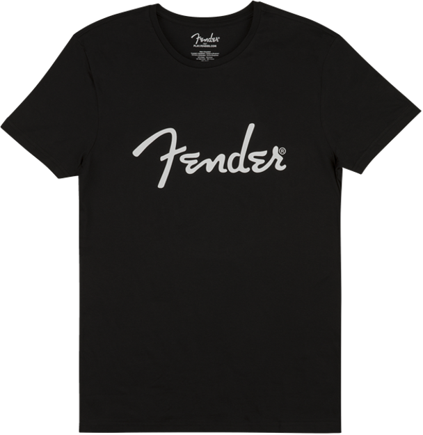 Fender Spaghetti Logo Men's Tee, Black, XXL