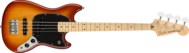 Fender Player Mustang® Bass PJ, Maple Fingerboard, Sienna Sunburst