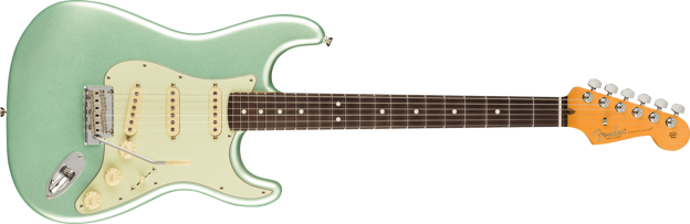 Fender American Professional II Stratocaster®, Rosewood Fingerboard, Mystic Surf Green
