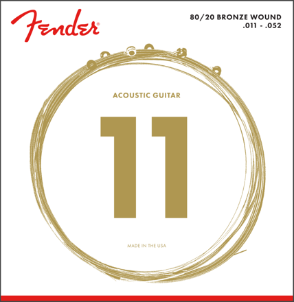 Fender 80/20 Bronze Acoustic Strings
