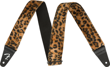 Fender Wild Leopard Print Strap, 2"