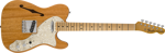 Fender Custom Shop Vintage Custom 1968 Telecaster® Thinline, Round-Laminated Maple Fingerboard, Aged Natural