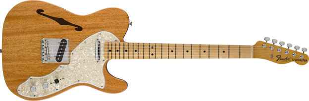 Fender Custom Shop Vintage Custom 1968 Telecaster® Thinline, Round-Laminated Maple Fingerboard, Aged Natural