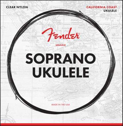 Fender California Coast Soprano Ukulele Strings