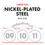 Fender Super 250's Nickel-Plated Steel Strings