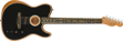 Fender American Acoustasonic® Telecaster®, Ebony Fingerboard, Black
