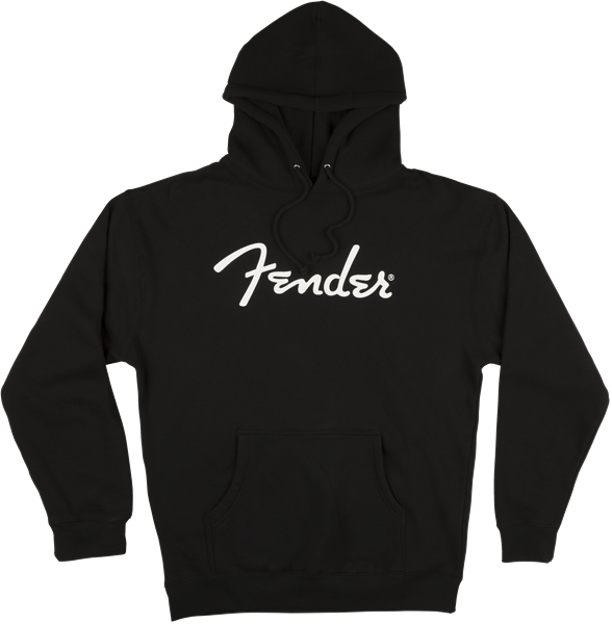 Fender Logo Hoodie, Black, XL