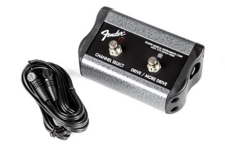 Fender 2-Button 3-Function Footswitch: Channel-Gain-More Gain