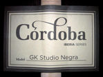 Cordoba GK Studio Negra