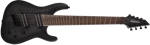 Jackson X Series Soloist™ Arch Top SLATX8Q MS, Laurel Fingerboard, Multi-Scale, Transparent Black Burst