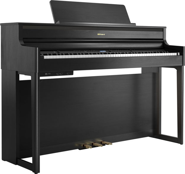 Roland HP704 Premium  Concert Class Piano (Charcoal  Black)