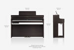 Roland HP704 Premium  Concert Class Piano (Charcoal  Black)