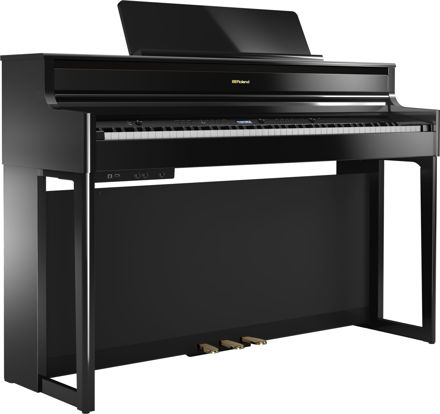 Roland HP704 Premium  Concert Class Piano (Polished Ebony)