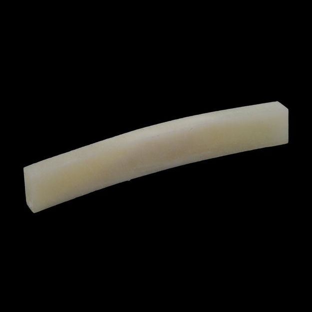 All Parts BN-2205 Radiused Unbleached Bone Nut Blank for Fender&reg; Guitars