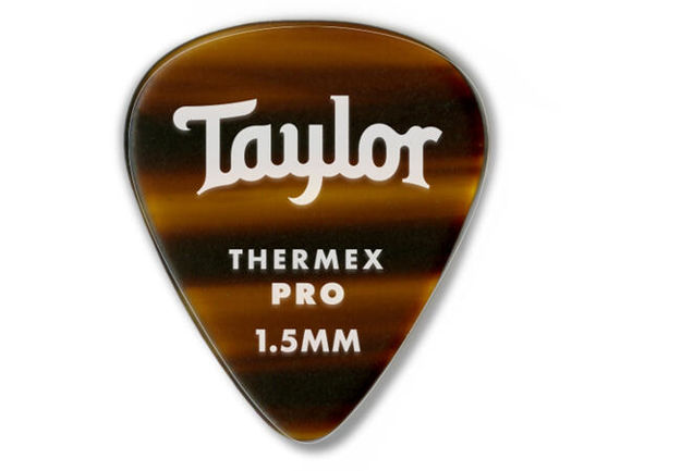 Taylor Premium Darktone® 351 Thermex Pro Picks, Tortoise Shell, 1.50mm, 6-Pack
