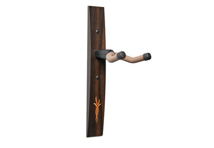 TaylorWare 1407 Guitar Hanger,Crelicam Ebony,Bouquet Myrtlewood/Boxwood Inlay