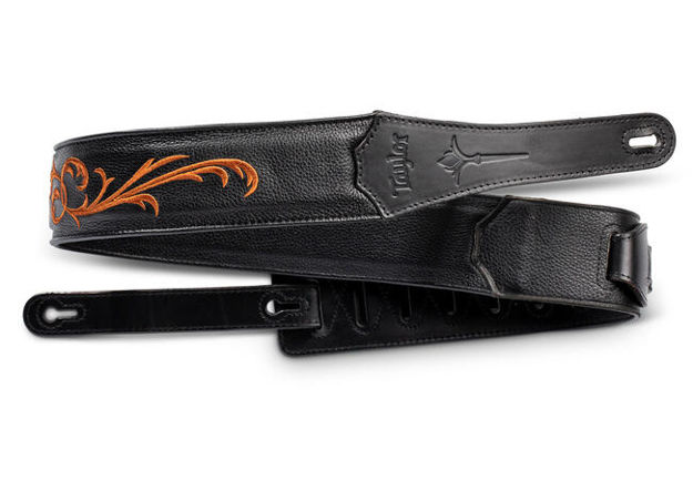 TaylorWare 4120-30 Taylor Nouveau Strap, Black Leather, 3"