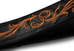 TaylorWare 4120-30 Taylor Nouveau Strap, Black Leather, 3"