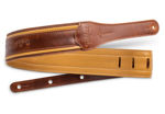 TaylorWare 4118-25 Taylor Nouveau Strap, Med Brown Leather, 2.5" Brn, Butterscotch, Distress Brn