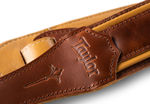 TaylorWare 4118-25 Taylor Nouveau Strap, Med Brown Leather, 2.5" Brn, Butterscotch, Distress Brn